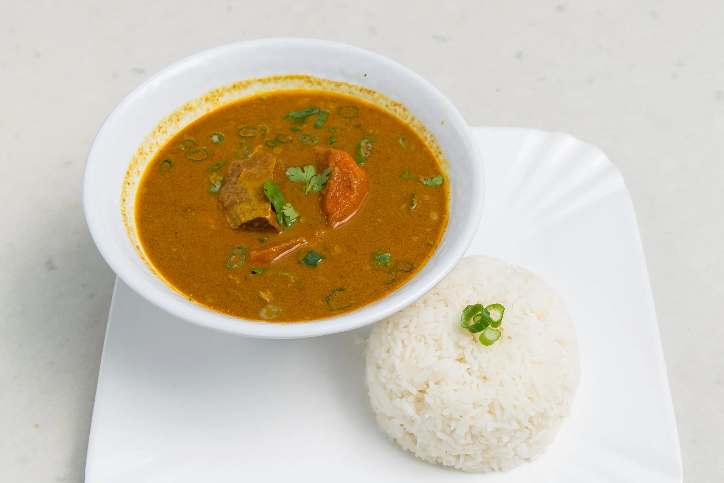 Pho Xe Lua curry beef brisket with rice